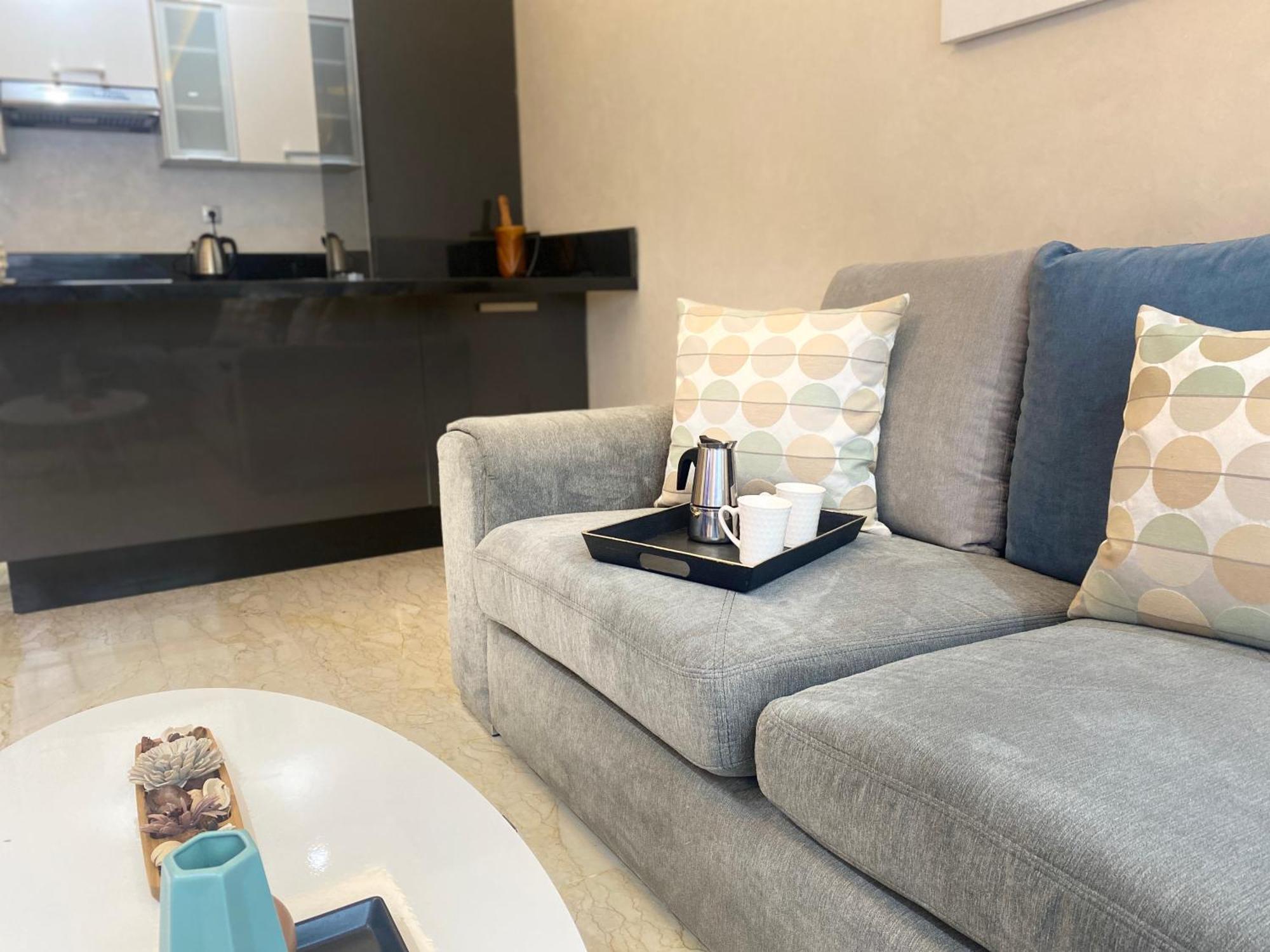 Appartement Pres De Novotel Face Au Parc Welcome Stay 모하메디아 외부 사진