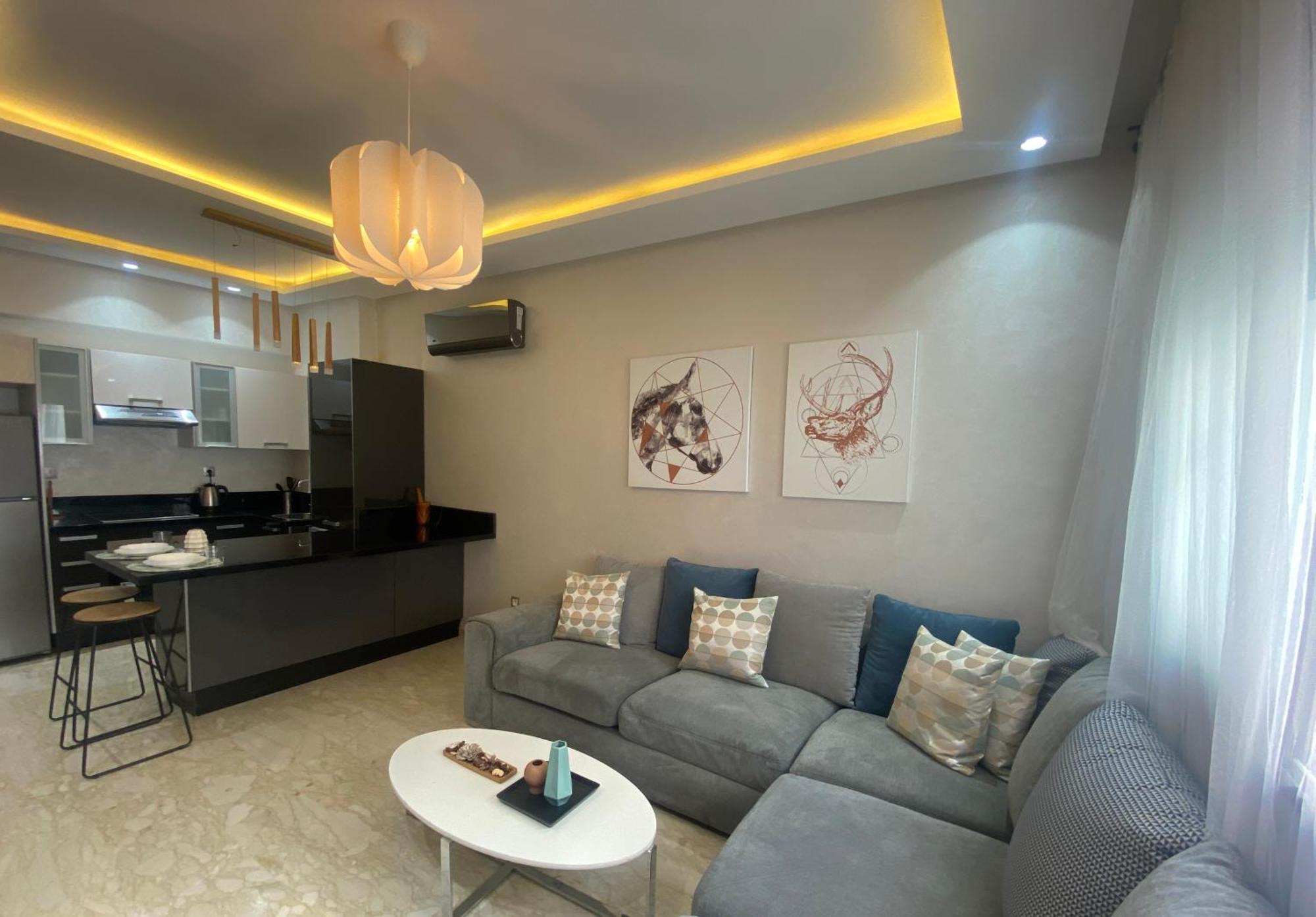 Appartement Pres De Novotel Face Au Parc Welcome Stay 모하메디아 외부 사진