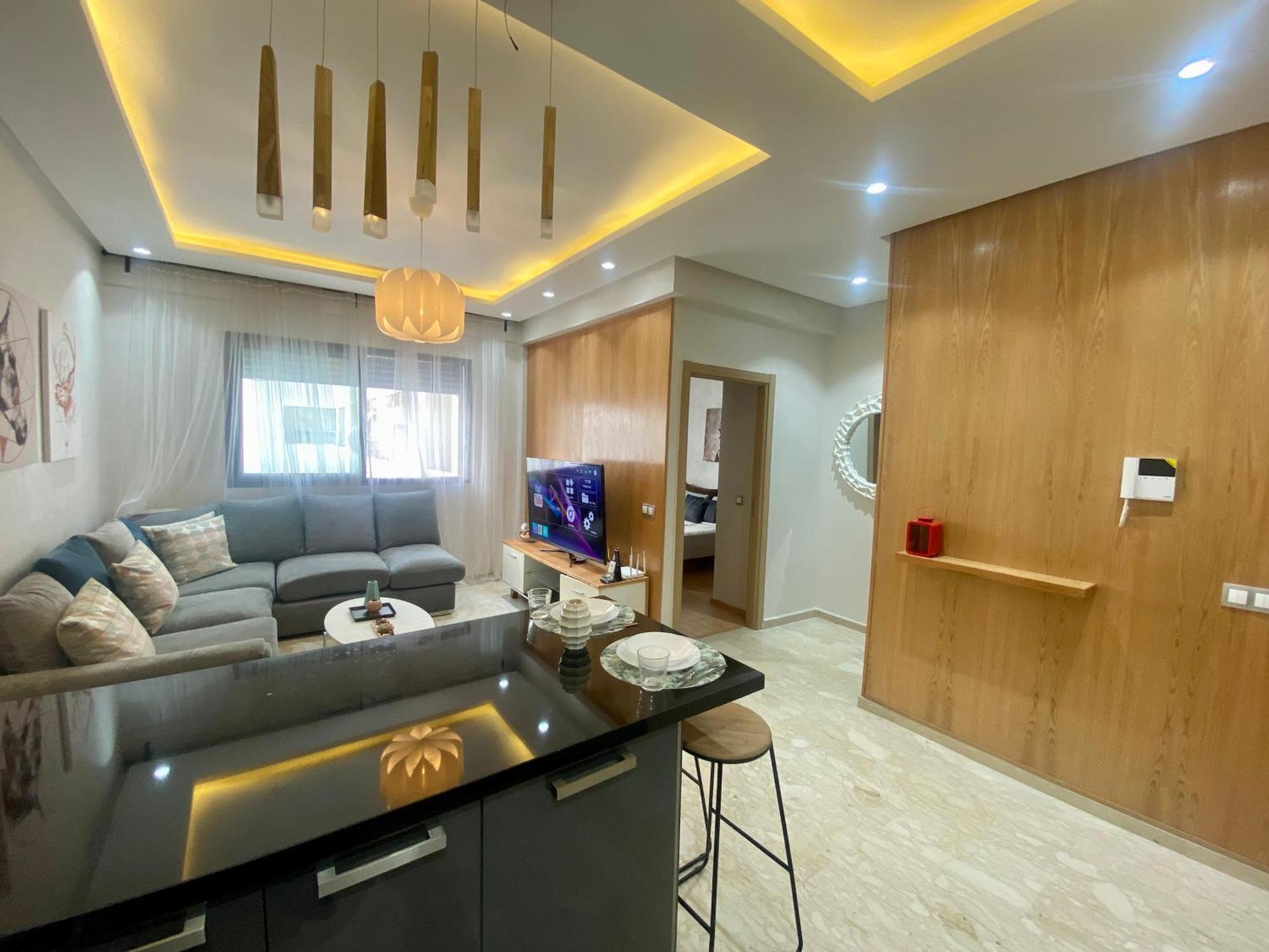 Appartement Pres De Novotel Face Au Parc Welcome Stay 모하메디아 외부 사진