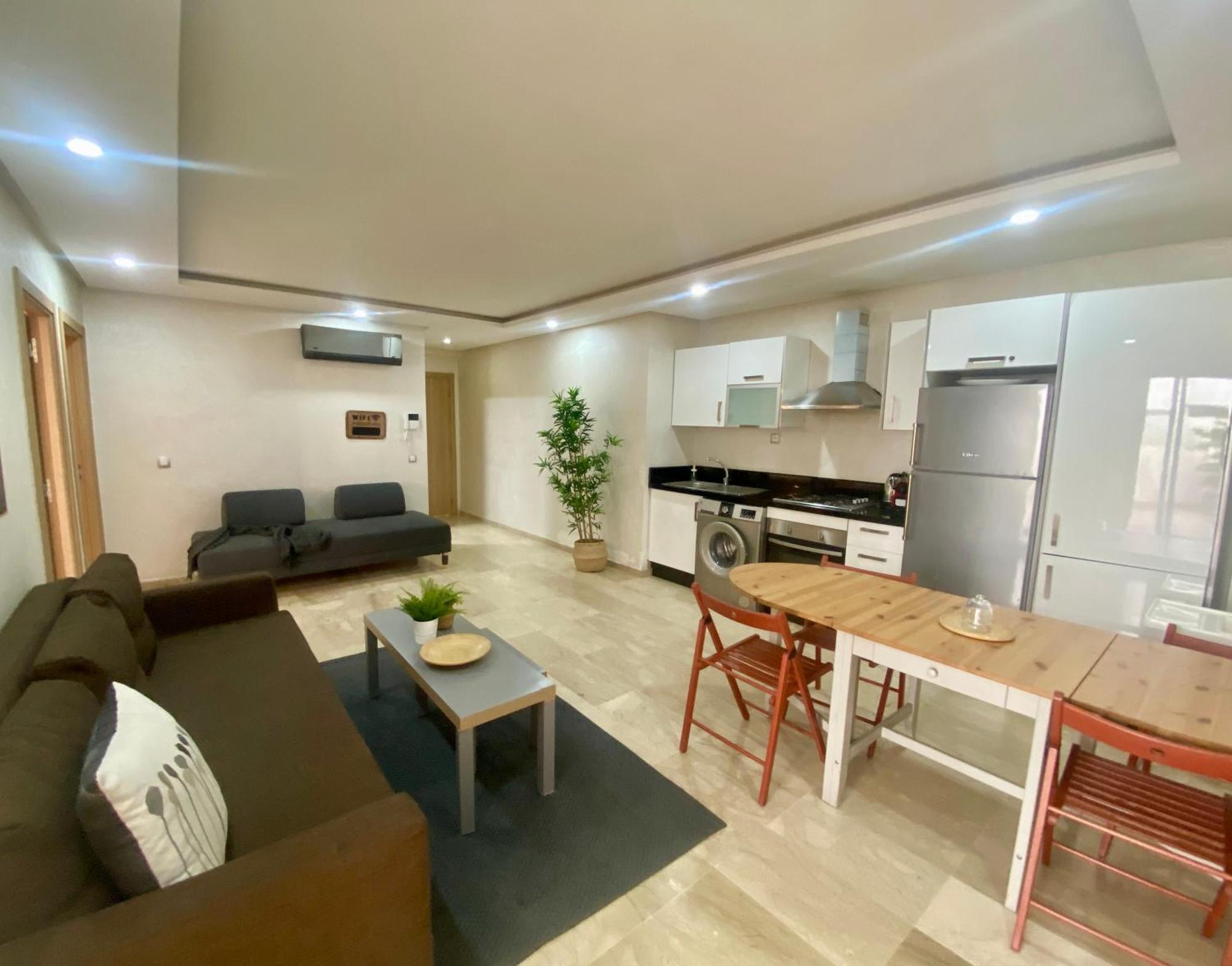 Appartement Pres De Novotel Face Au Parc Welcome Stay 모하메디아 외부 사진